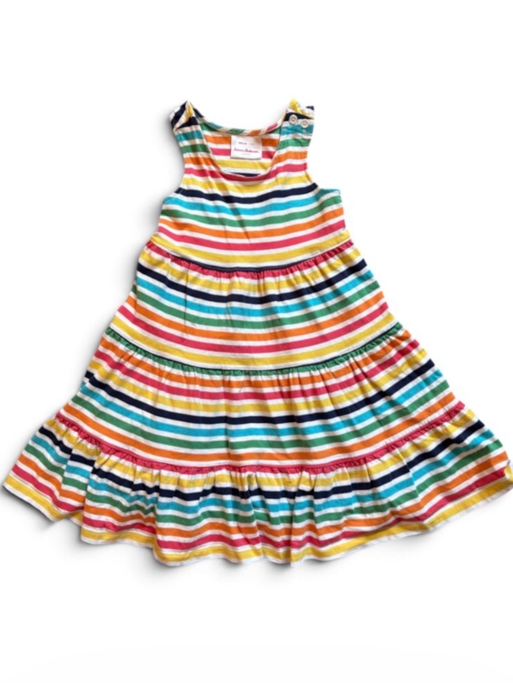 Hanna Andersson | Rainbow Stripe Tank Dress | 4